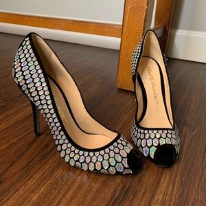 🎉2xHP ALBERTO MORETTI Diamond Mosaic Heels